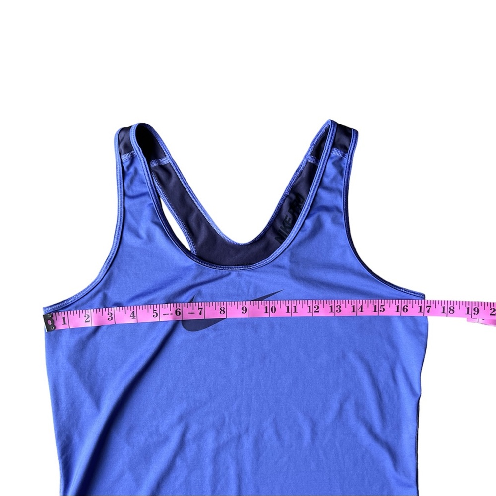 Nike Pro Women’s 2 Toned Purple Dri-Fit Activewear Tank Top, Size Large - Picture 6 of 7